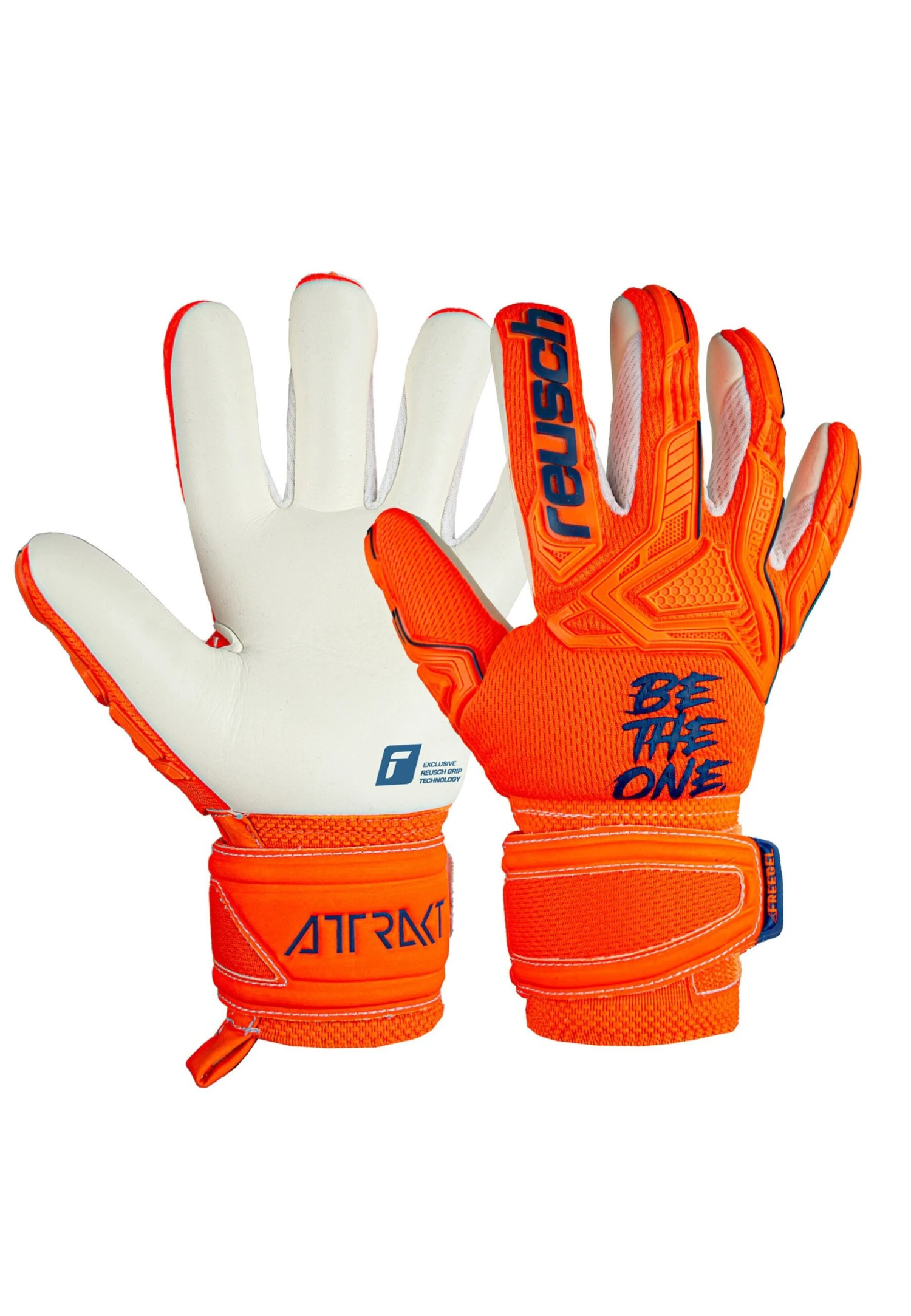 Reusch Guantes De Portero - Shocking Orange Blue 3 Reusch Guantes De Portero - Shocking Orange Blue