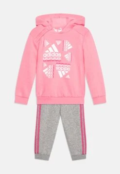 ADIDAS PERFORMANCE Unisex Set - Pantalones - Bliss Pink/Preloved Fuchsia/Medium Grey Heather