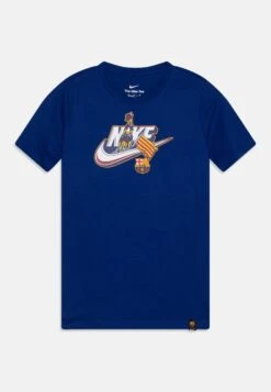 Nike Performance Fc Barcelona Futura Tee Unisex - Camiseta Estampada - Deep Royal Blue