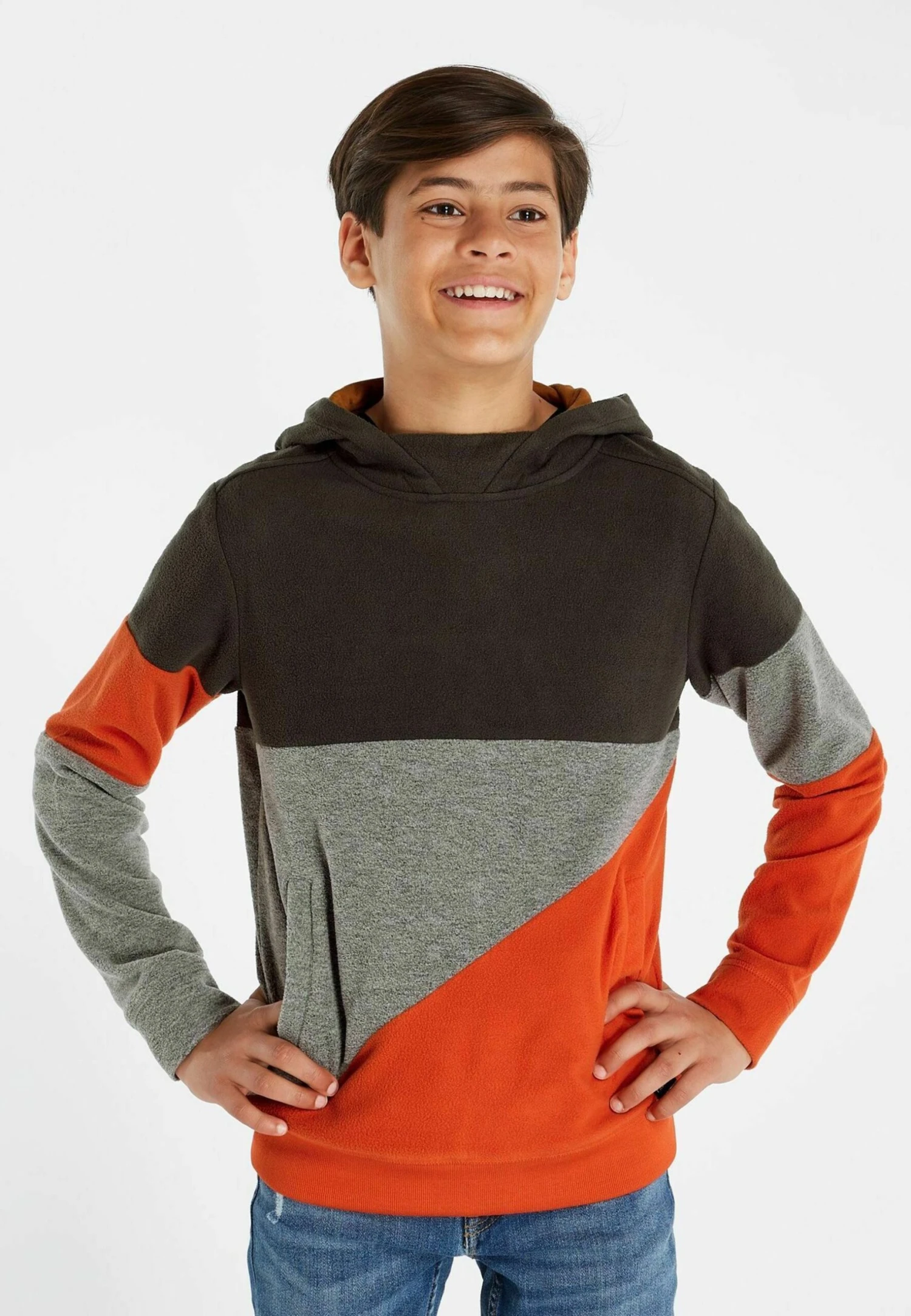 Protest Hoody - Forro Polar - Orange Fire 4 Protest Hoody - Forro Polar - Orange Fire - Imagen 2