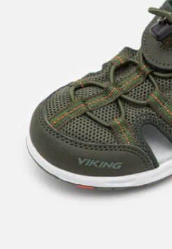 Viking Thrill Unisex - Sandalias De Senderismo - Moss Green/Red -Tienda De Moda Juvenil 337d626813034b6da1fc05de414024ca