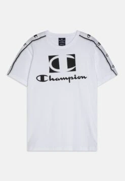 Champion American Tape Crewneck Unisex - Camiseta Estampada - White