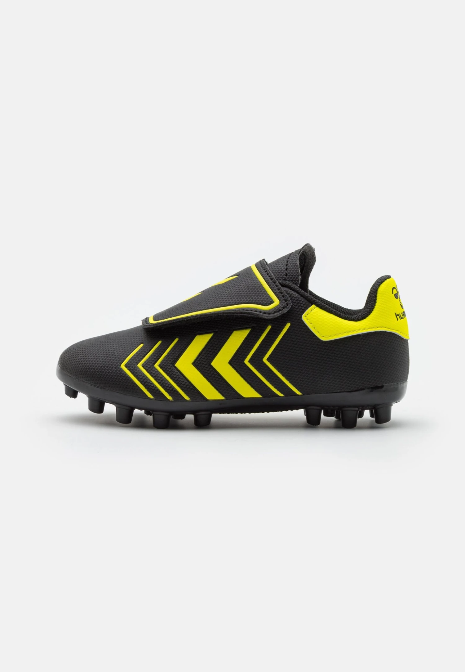 Hummel Hattrick Mg Jr - Botas De Fútbol Con Tacos - Caviar/Safety Yellow 3 Hummel Hattrick Mg Jr - Botas De Fútbol Con Tacos - Caviar/Safety Yellow