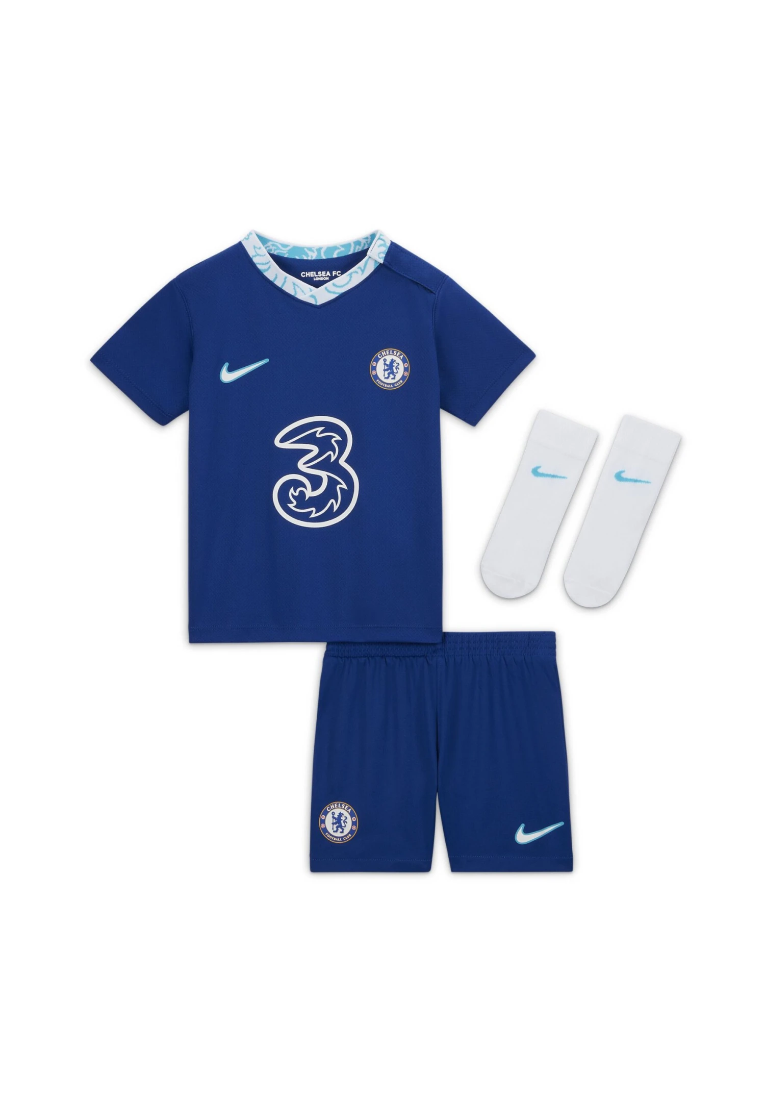 Nike Performance Football Kit Chelsea F.C. - Pantalón Corto De Deporte - Rush Blue Chlorine Blue White 3 Nike Performance Football Kit Chelsea F.C. - Pantalón Corto De Deporte - Rush Blue Chlorine Blue White