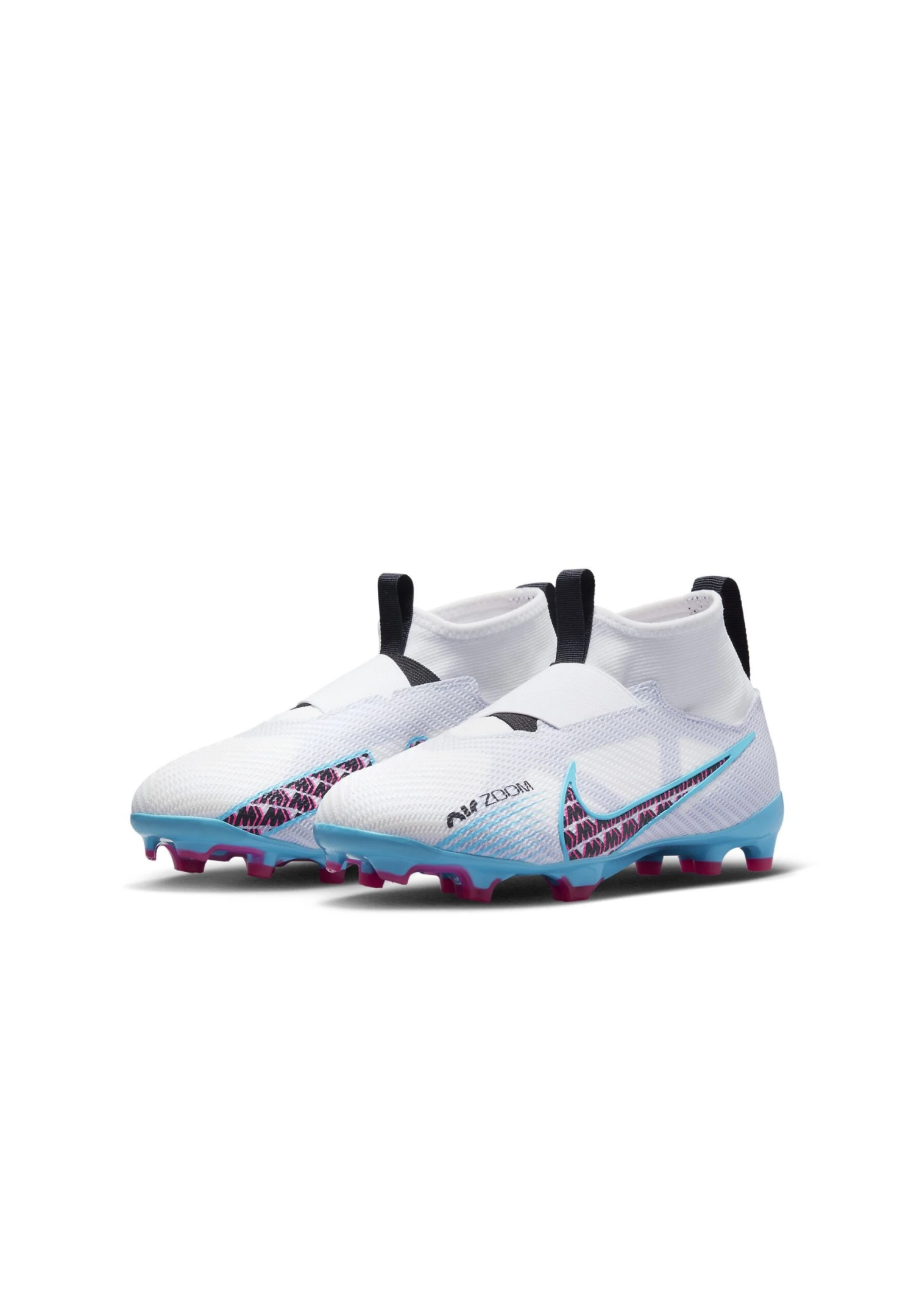 Nike Performance Jr Mercurial Zoom- Botas De Fútbol Con Tacos - White Baltic Blue Pink Blast Indigo Haze 4 Nike Performance Jr Mercurial Zoom- Botas De Fútbol Con Tacos - White Baltic Blue Pink Blast Indigo Haze - Imagen 2