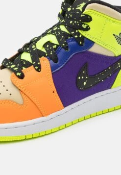 Air Jordan 1 Mid Se Unisex - Zapatillas De Baloncesto - Volt/Black/Vivid Orange/Team Gold/Electro Purple/Radiant Blue -Tienda De Moda Juvenil 5099992fb53f4647bc1b03d49520b4a3