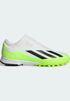 ADIDAS PERFORMANCE X Crazyfast Laceless - Botas De Fútbol Multitacos - Cloud White Core Black Lucid Lemon -Tienda De Moda Juvenil 54d25dc26d0b44e6b10a680958fd3562