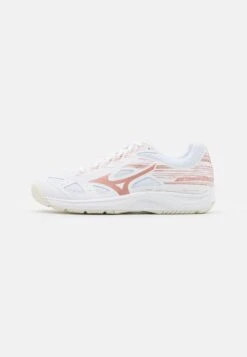 Mizuno Lightning Star Z6 Jr Unisex - Zapatillas De Balonmano - White/Rose/Snowwhite