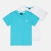 Champion Basics Crew Neck Unisex 2 Pack - Camiseta Básica - Light Blue/ White -Tienda De Moda Juvenil 5b205fdad8cc4341990a973df63505c1