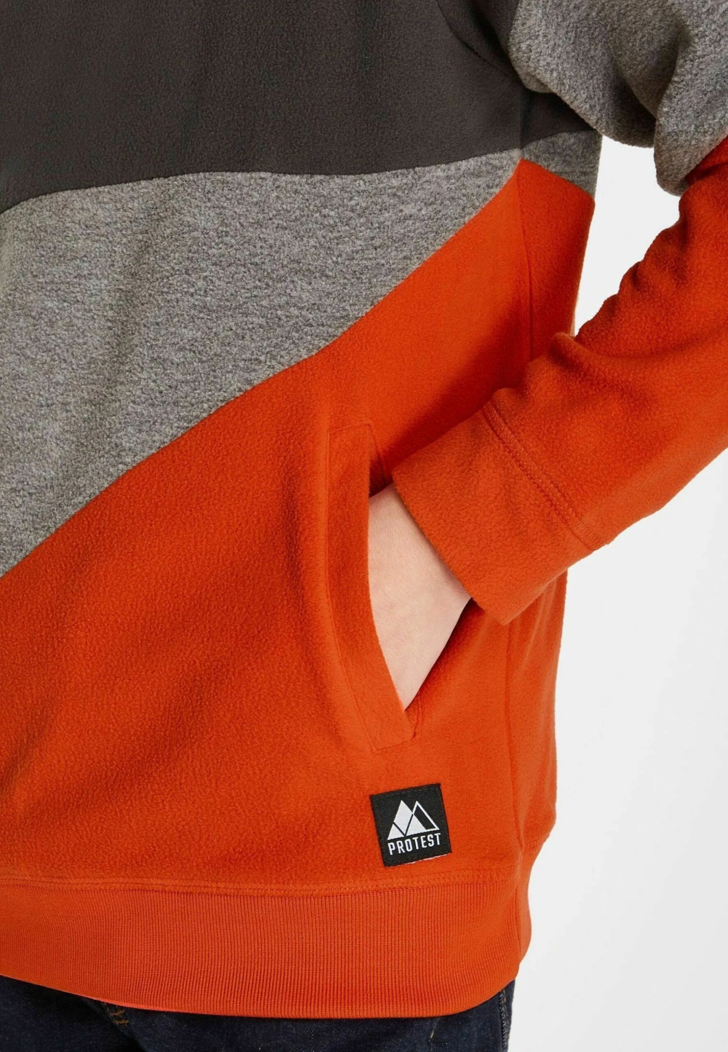 Protest Hoody - Forro Polar - Orange Fire 6 Protest Hoody - Forro Polar - Orange Fire - Imagen 4