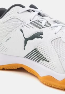 Puma Solarflash Jr Ii Unisex - Zapatillas De Balonmano - White/Shadow Gray -Tienda De Moda Juvenil 61824c749ea541a2ba934e0e9a279f19