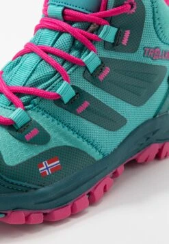 TROLLKIDS Rondane Hiker Mid Unisex - Zapatillas De Senderismo - Smaragd/Rubine -Tienda De Moda Juvenil 66ad182c053d48c78940ab508bc58fe8