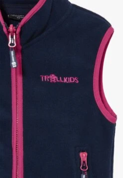 TROLLKIDS Kids Arendal Vest - Chaleco - Navy/Pink -Tienda De Moda Juvenil 6be88486d2a84f80b1ff043b33f7fb47