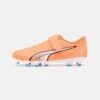 Puma Ultra Play Fg/Ag Jr Unisex- Botas De Fútbol Con Tacos - Ultra Orange/White/Blue Glimmer -Tienda De Moda Juvenil 7fa6f313f99d4afd88c142ec6245e503