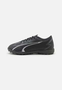 Puma Ultra Play Tt Jr Unisex - Botas De Fútbol Multitacos - Black/Asphalt