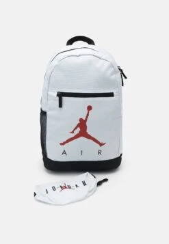 Jordan Air School Backpack With Pencil Case Unisex Set - Estuche Escolar - White