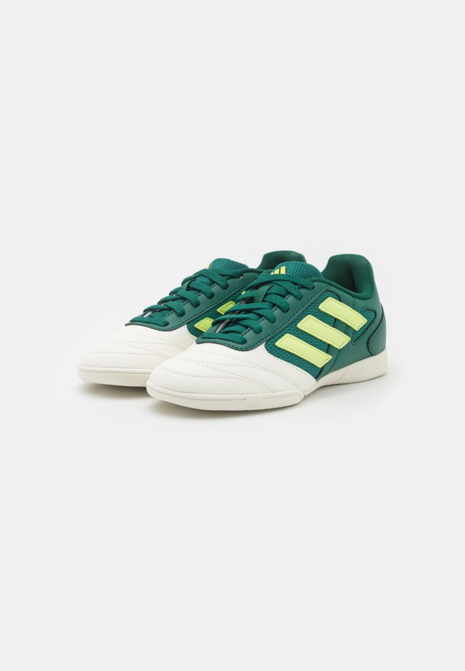 ADIDAS PERFORMANCE Super Sala 2 Unisex - Botas De Fútbol Sin Tacos - Collegiate Green/Pulse Lime/Off White 4 ADIDAS PERFORMANCE Super Sala 2 Unisex - Botas De Fútbol Sin Tacos - Collegiate Green/Pulse Lime/Off White - Imagen 2