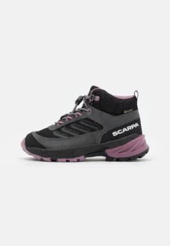 Scarpa Rush Mid Kid Gtx Unisex - Zapatillas De Senderismo - Dark Gray/Lilac