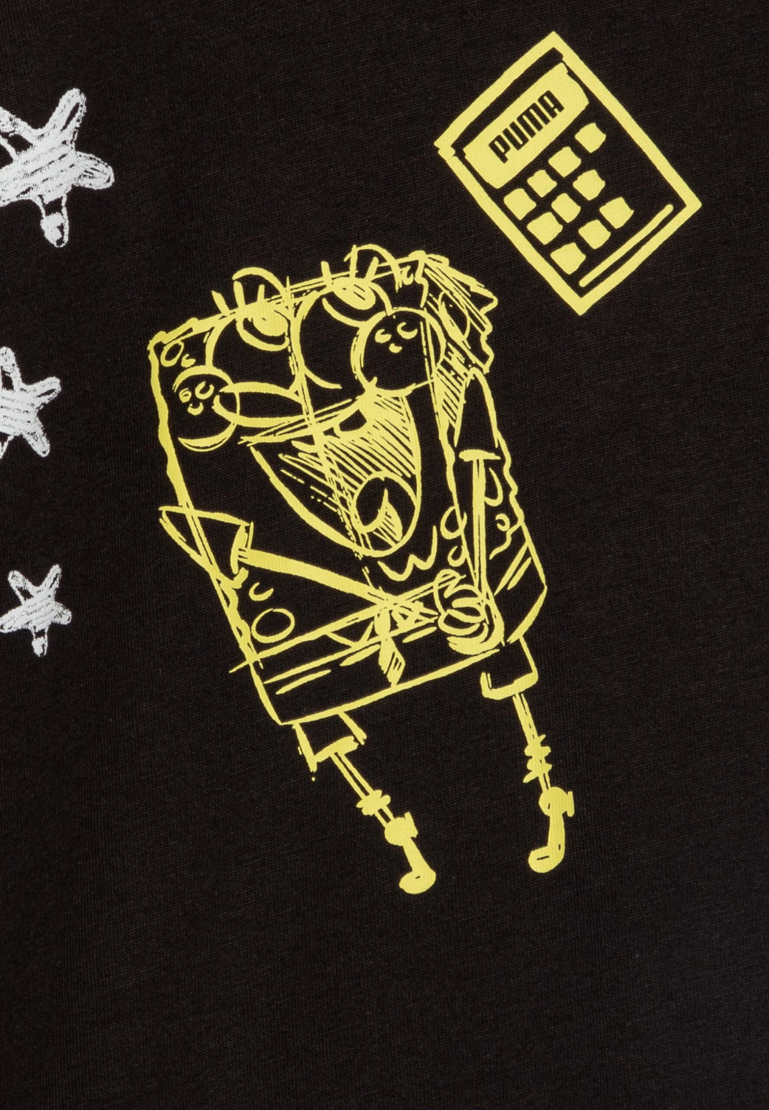 Puma Spongebob Graphic Tee Unisex - Camiseta Estampada - Black 5 Puma Spongebob Graphic Tee Unisex - Camiseta Estampada - Black - Imagen 3