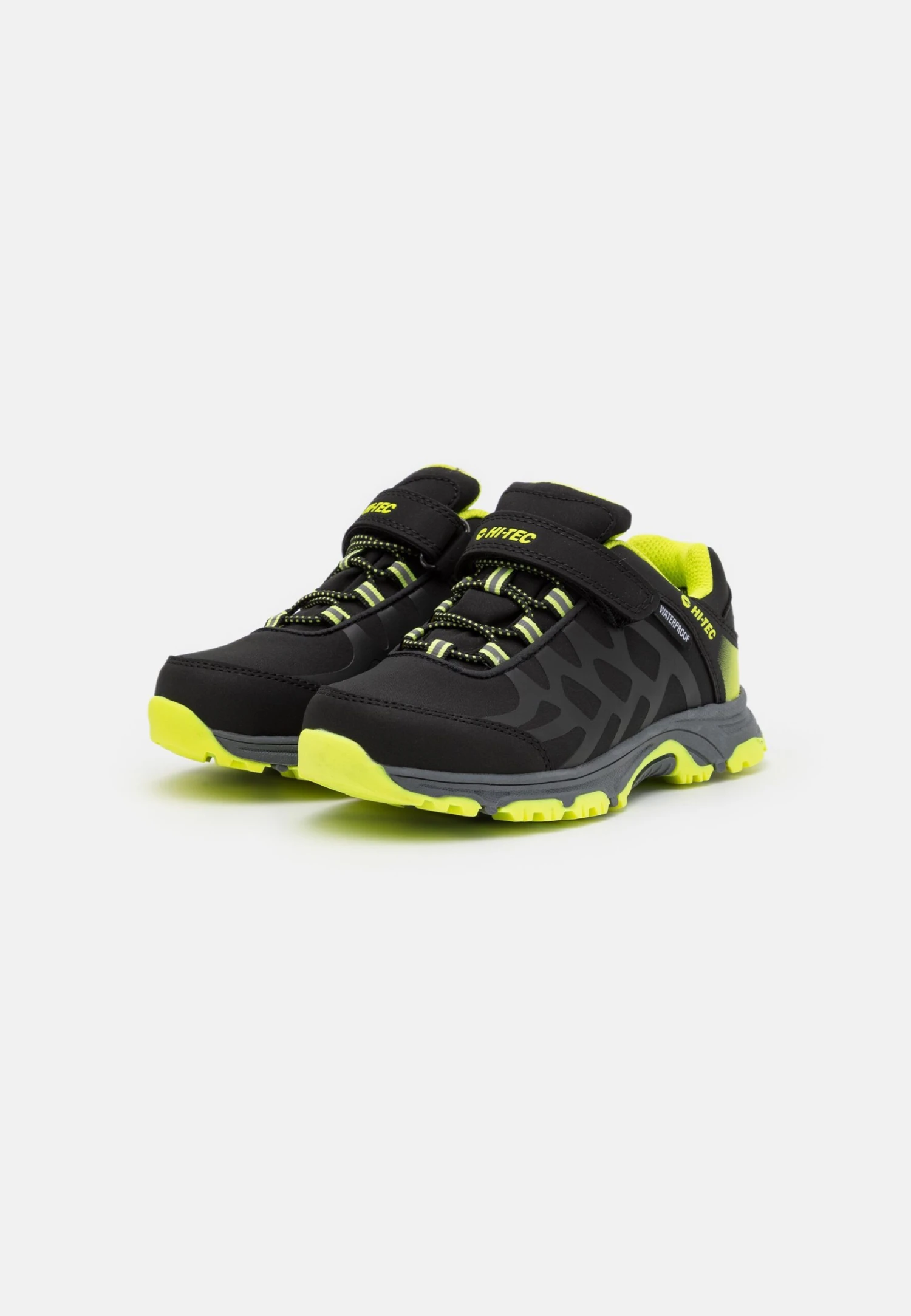 Hi-Tec Yomp Wp Jr Unisex - Zapatillas De Senderismo - Black/Lime Green 4 Hi-Tec Yomp Wp Jr Unisex - Zapatillas De Senderismo - Black/Lime Green - Imagen 2