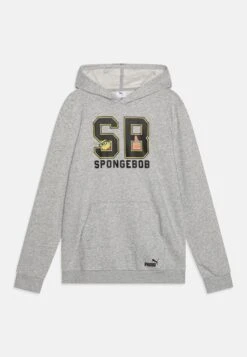 Puma Spongebob Hoodie Unisex - Jersey Con Capucha - Light Gray Heather
