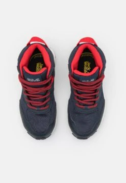 Jack Wolfskin Woodland Texapore Mid Unisex - Zapatillas De Senderismo - Night Blue/Red -Tienda De Moda Juvenil a9e4dd4ba20a4ccf9fe1860e01d9f30e