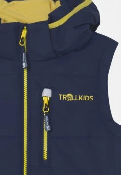 TROLLKIDS Narvik Xt Unisex - Chaleco - Navy/Hazy Yellow -Tienda De Moda Juvenil aa25e6e872374804adffd897f49374a8