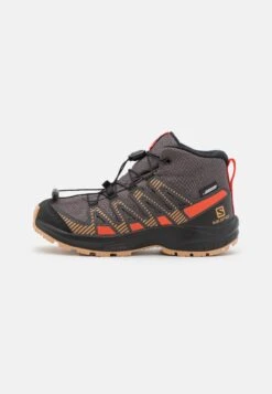 Salomon Xa Pro V8 Mid Unisex - Zapatillas De Senderismo - Magnet/Acorn/Cherry Tomato