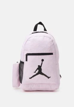 Jordan Air School Backpack With Pencil Case Unisex Set - Estuche Escolar - Pink Foam