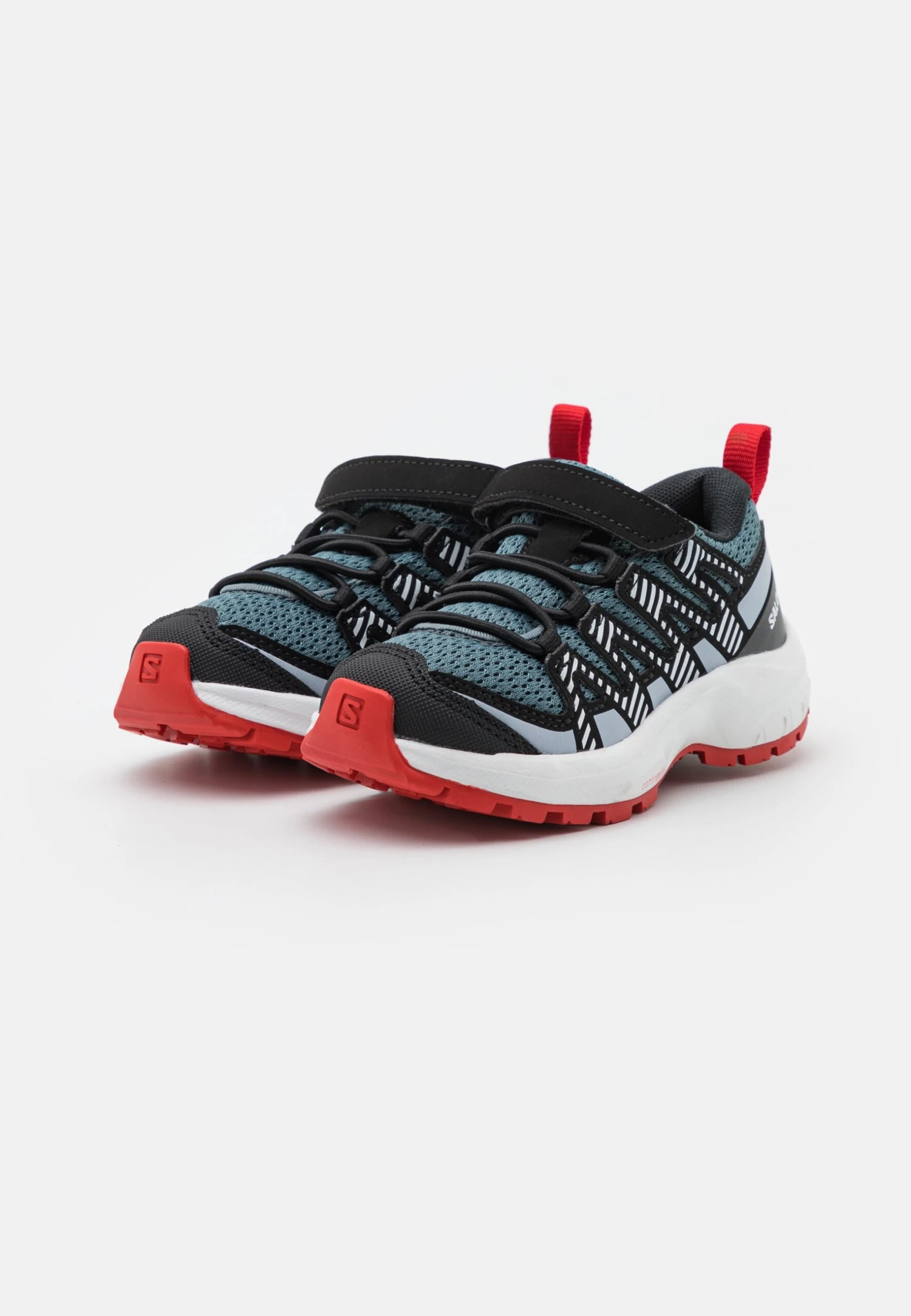 Salomon Xa Pro V8 Unisex - Zapatillas De Senderismo - Stormy Weather/Zen Blue/Goji Berry 4 Salomon Xa Pro V8 Unisex - Zapatillas De Senderismo - Stormy Weather/Zen Blue/Goji Berry - Imagen 2