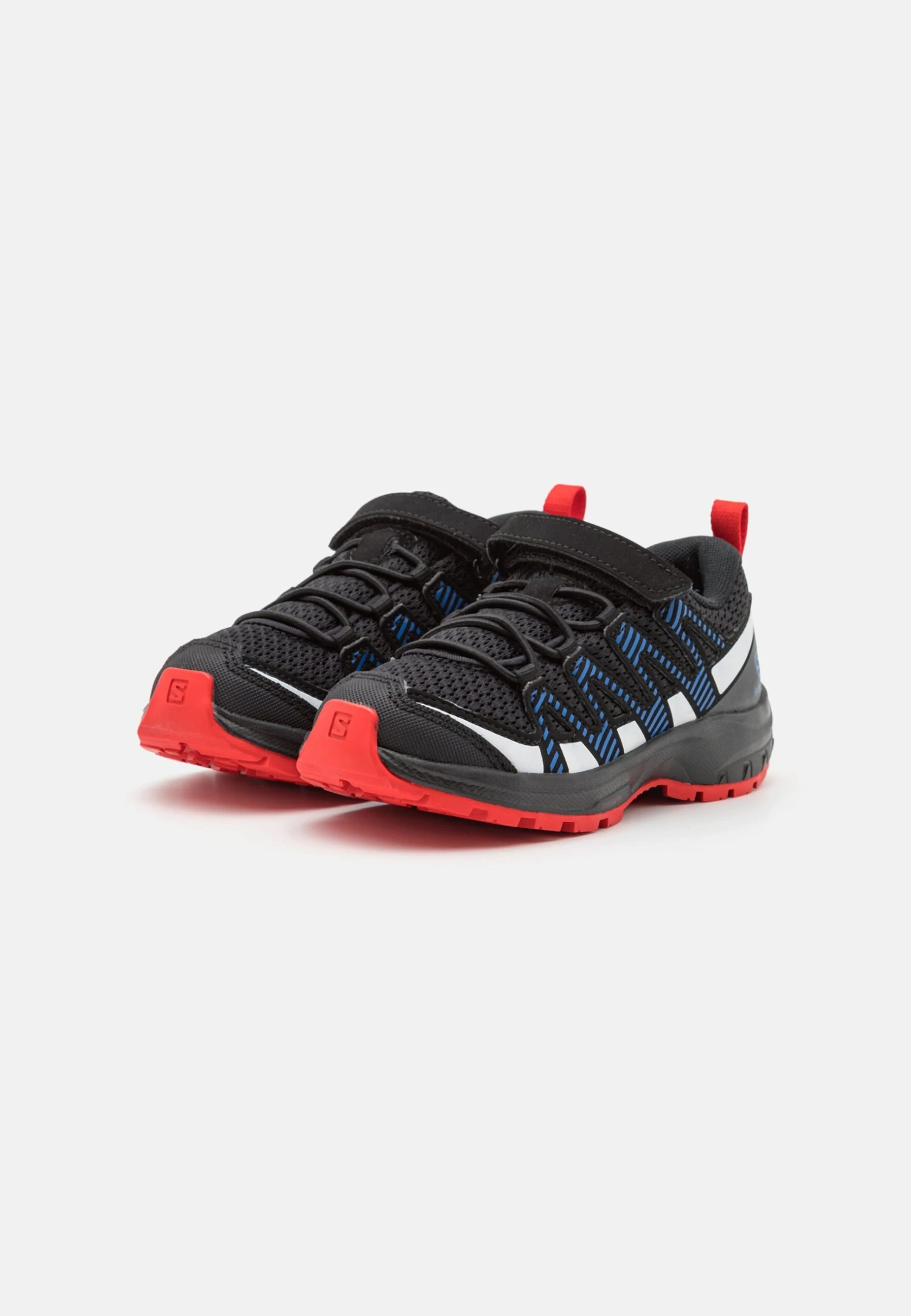 Salomon Xa Pro V8 Unisex - Zapatillas De Senderismo - Black/Lapis Blue/Fiery Red 4 Salomon Xa Pro V8 Unisex - Zapatillas De Senderismo - Black/Lapis Blue/Fiery Red - Imagen 2