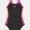 Speedo Dive - Bañador - Black/Neon Fire/Electric Pink