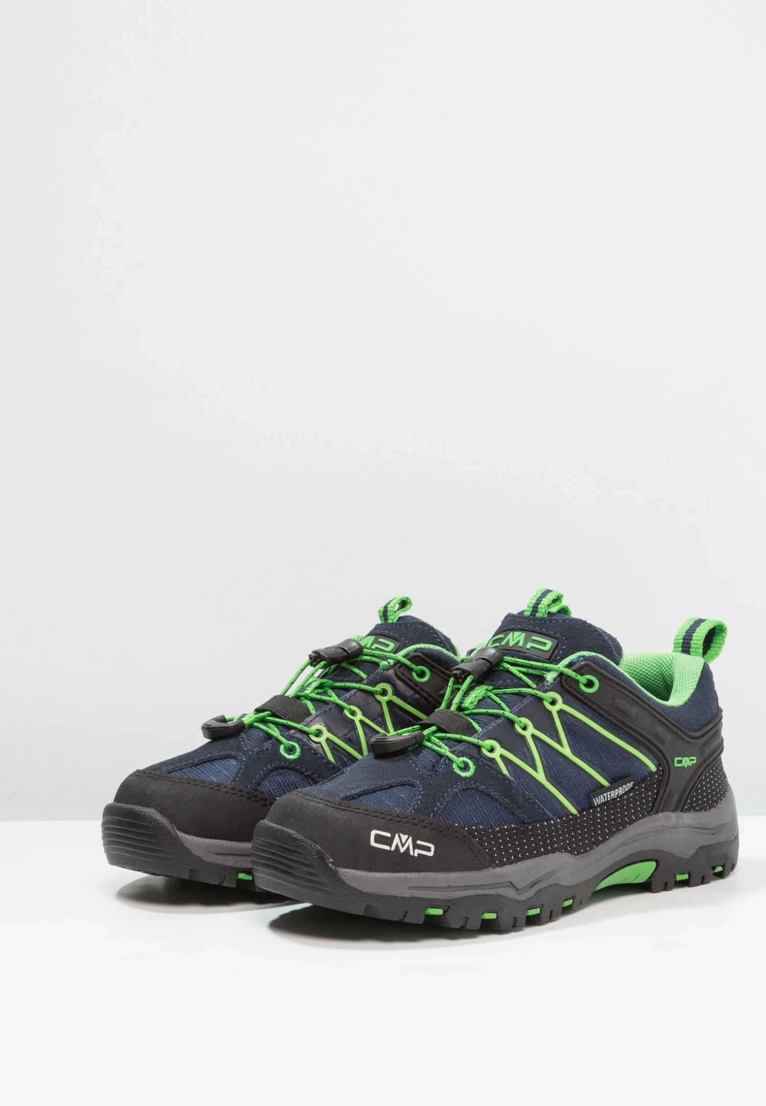 CMP Kids Rigel Low Shoe Wp Unisex - Zapatillas De Senderismo - Black/Blue/Gecko 5 CMP Kids Rigel Low Shoe Wp Unisex - Zapatillas De Senderismo - Black/Blue/Gecko - Imagen 3