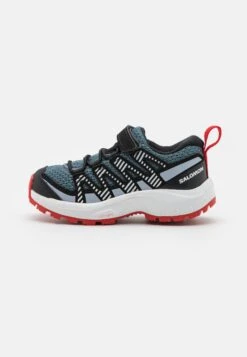 Salomon Xa Pro V8 Unisex - Zapatillas De Senderismo - Stormy Weather/Zen Blue/Goji Berry
