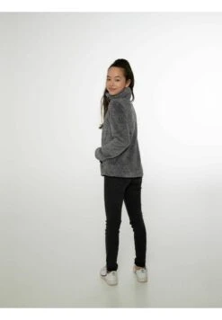 Protest Full Zip Top Riri Jr - Forro Polar - Dark Grey Melee -Tienda De Moda Juvenil ed6ade8dd34a491d86d8ae84d84761cc