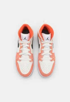 Jordan 1 Mid Se Unisex - Zapatillas De Baloncesto - Team Orange/Black/Sail/White -Tienda De Moda Juvenil ee17d9c6a77743788315353f686ea586