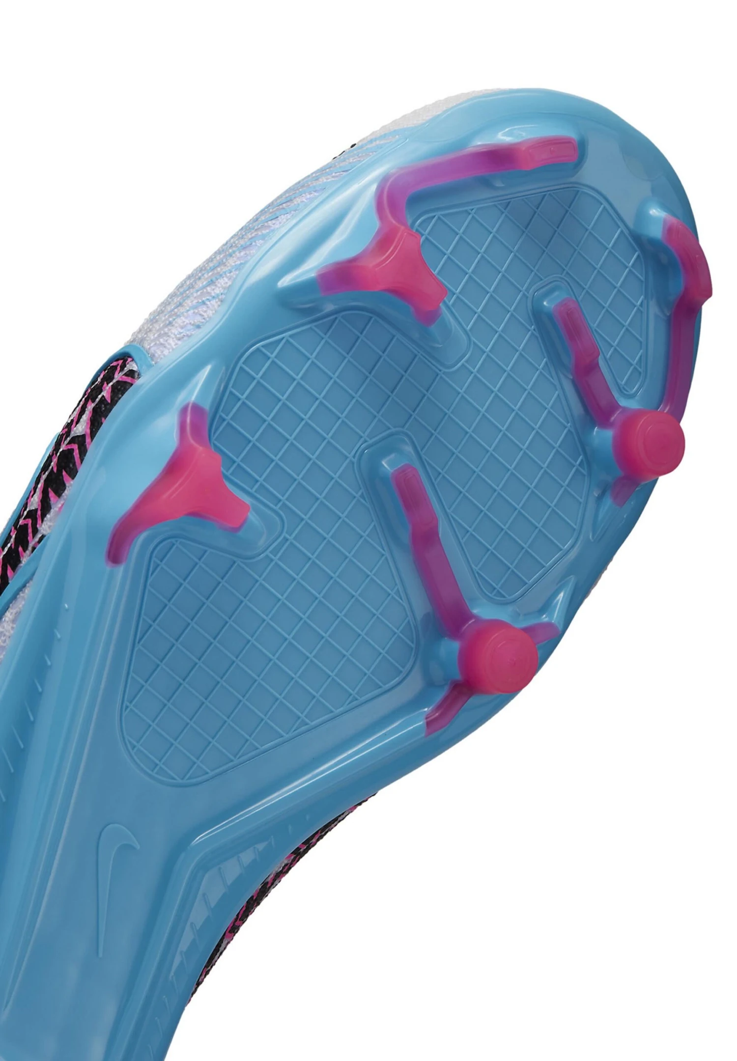 Nike Performance Jr Mercurial Zoom- Botas De Fútbol Con Tacos - White Baltic Blue Pink Blast Indigo Haze 8 Nike Performance Jr Mercurial Zoom- Botas De Fútbol Con Tacos - White Baltic Blue Pink Blast Indigo Haze - Imagen 6