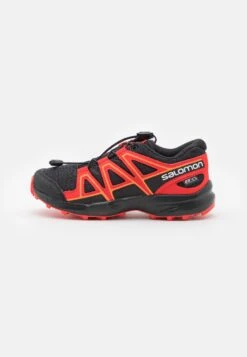 Salomon Speedcross Cswp Unisex - Zapatillas De Senderismo - Black/Fiery Red/Shocking Orange
