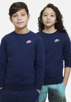 Nike Sportswear Nsw Club Bf Crew - Sudadera - Midnight Navy White -Tienda De Moda Juvenil fe305464309c48d2ae7040d434b65d5c