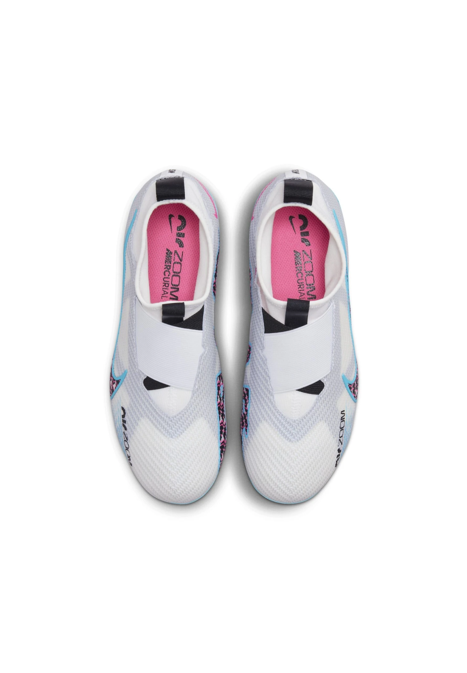 Nike Performance Jr Mercurial Zoom- Botas De Fútbol Con Tacos - White Baltic Blue Pink Blast Indigo Haze 5 Nike Performance Jr Mercurial Zoom- Botas De Fútbol Con Tacos - White Baltic Blue Pink Blast Indigo Haze - Imagen 3